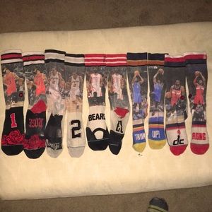 worn Stance NBA socks size L 9-12
